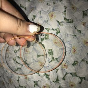 Orange Clear Earrings